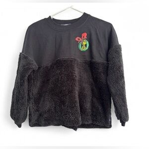 NWT Universal Studios Grinch Spirit Jersey Grinchmas Fleece Youth Large